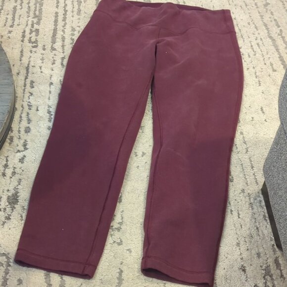 Lululemon Wunder Lounge Fleece Pant 28" *Updated Fit Dark Adobe - Picture 10 of 10